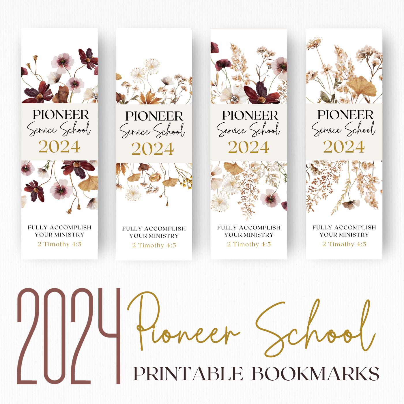 JW bookmark, Pioneer Service School 2024, JW Gifts