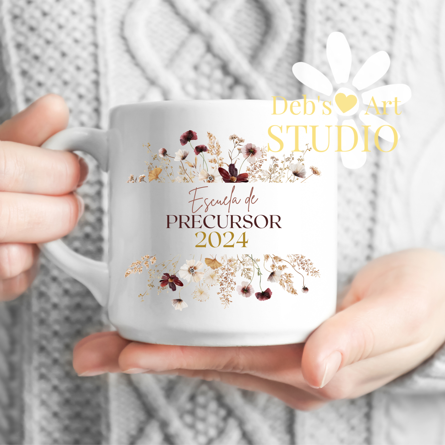 Spanish, Pioneer School Mug Design - Editable | JW Pioneer Gift | Boho