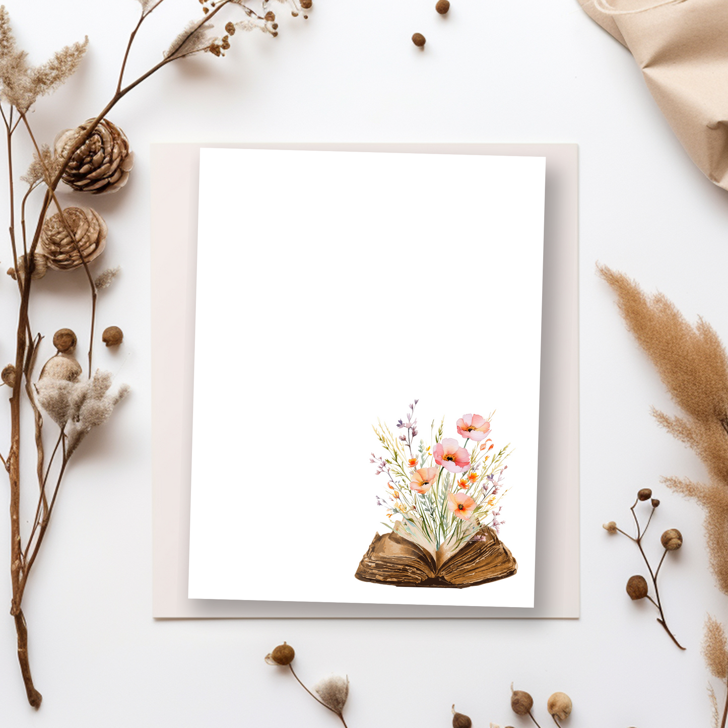 Letter Writing Paper | JW Printable | Bible & Peach Flowers