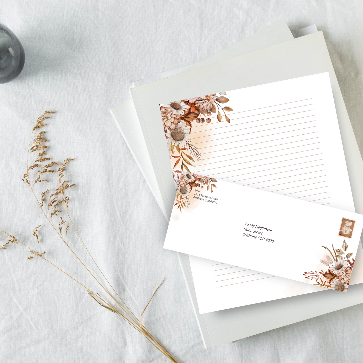 Visit jw.org, JW Envelopes | Memorial | Letter Writing | Autumn Boho