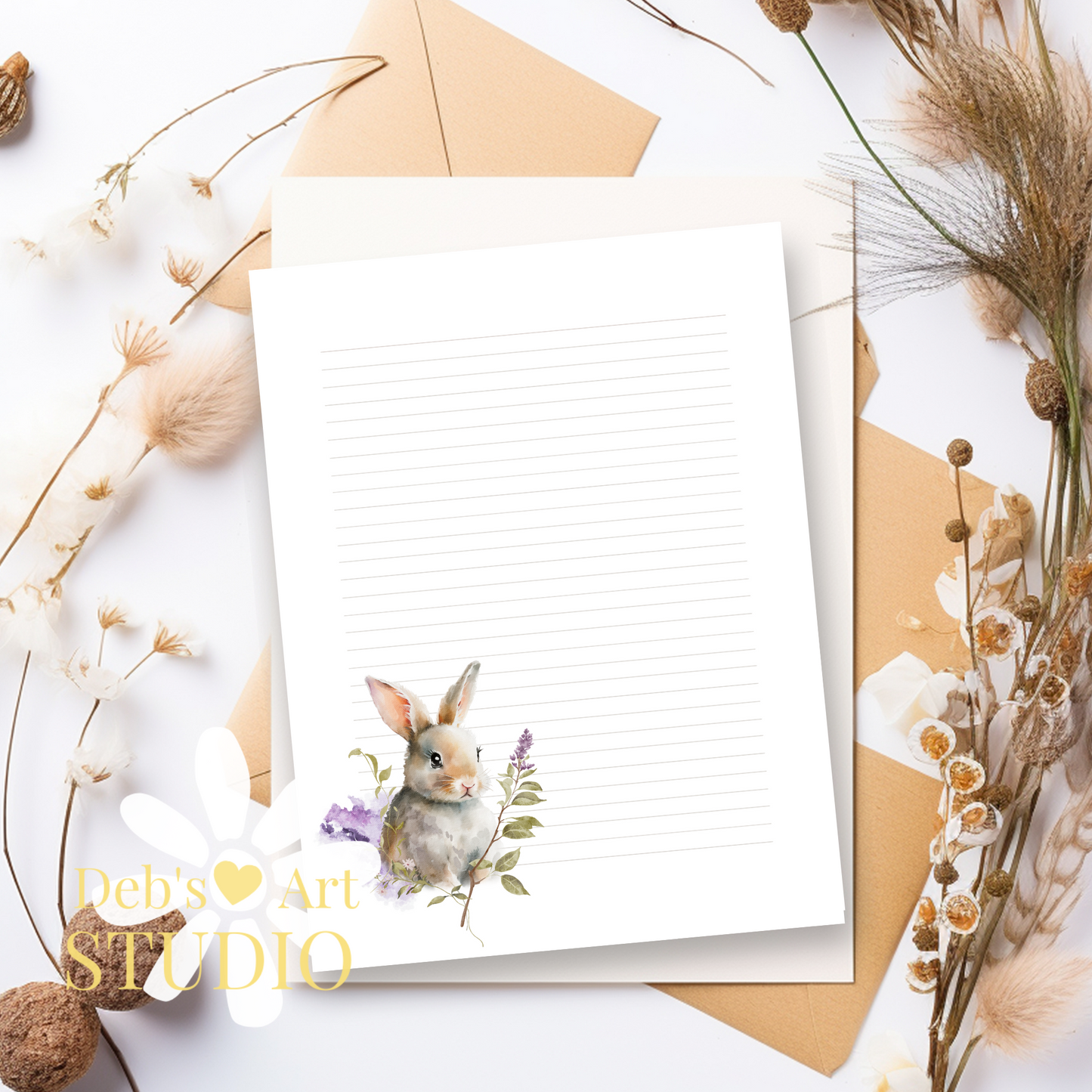 JW Letter Writing Paper | JW Printable | Notepaper | Baby Animals