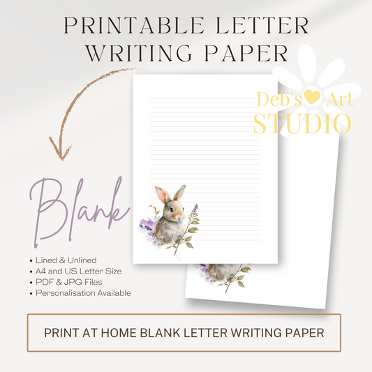 JW Letter Writing Paper | JW Printable | Notepaper | Baby Animals