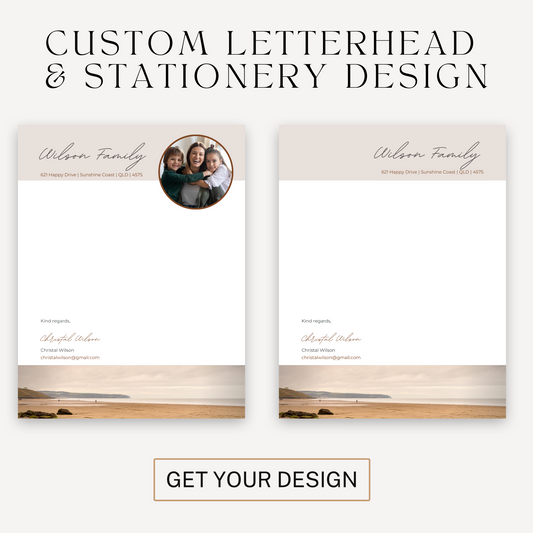 Custom Letterhead Design | Business Letterhead | Custom Stationery
