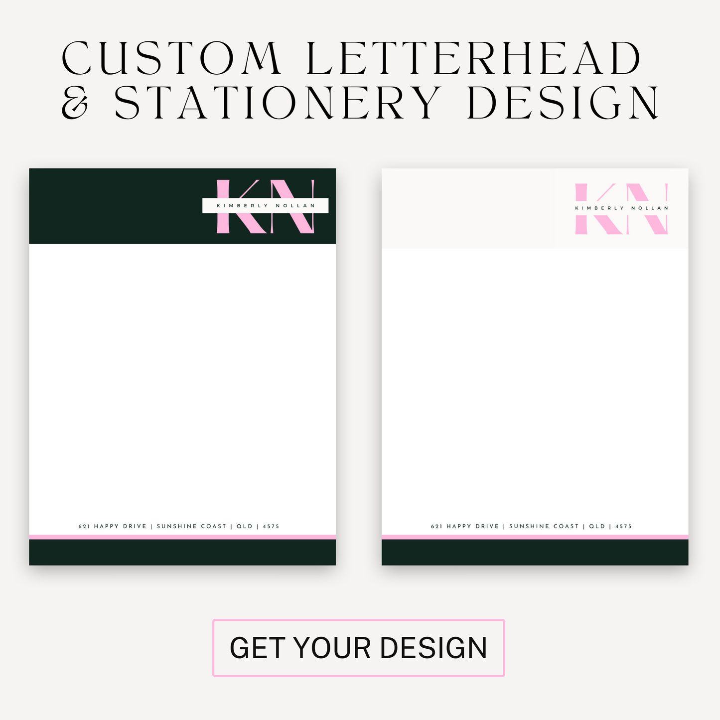 Custom Letterhead Design | Business Letterhead | Custom Stationery