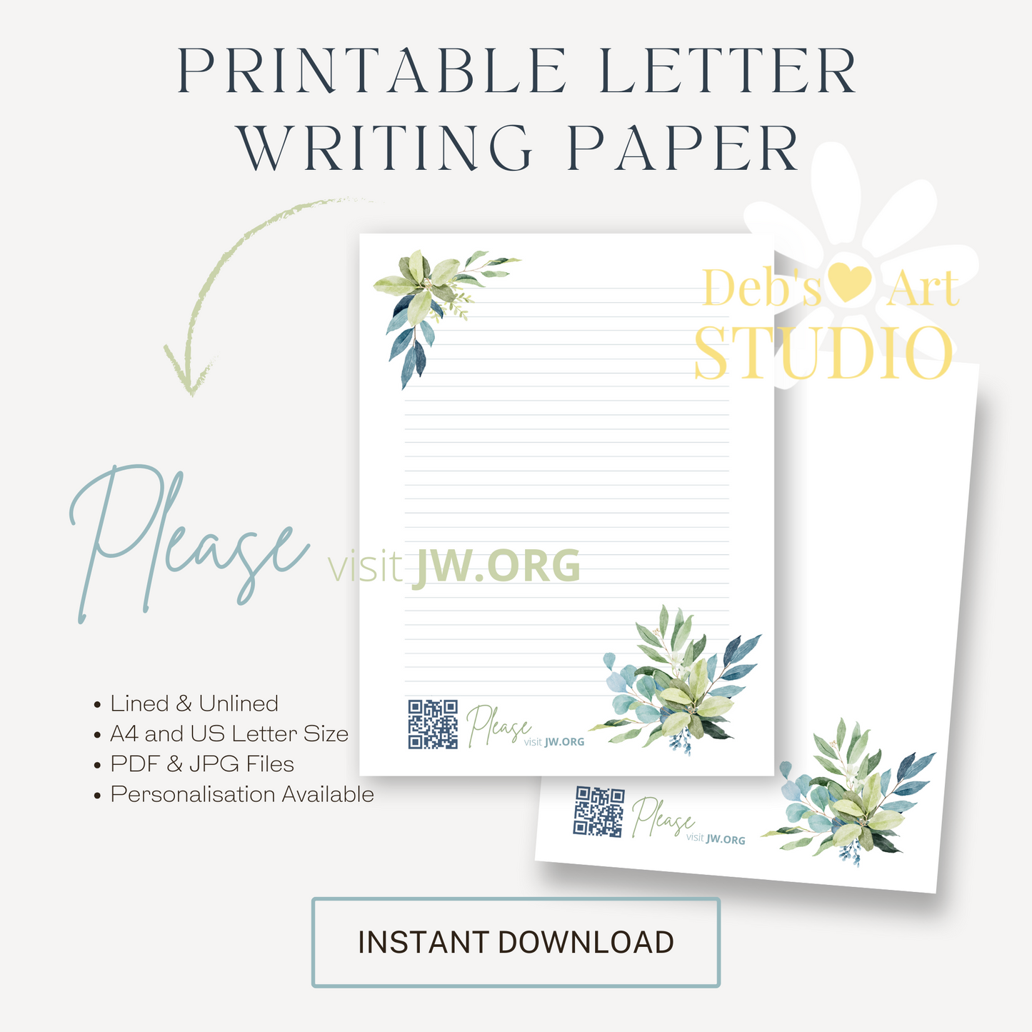 Visit jw.org, Letter Writing | Jehovah's Witnesses | Eucalyptus Leaves