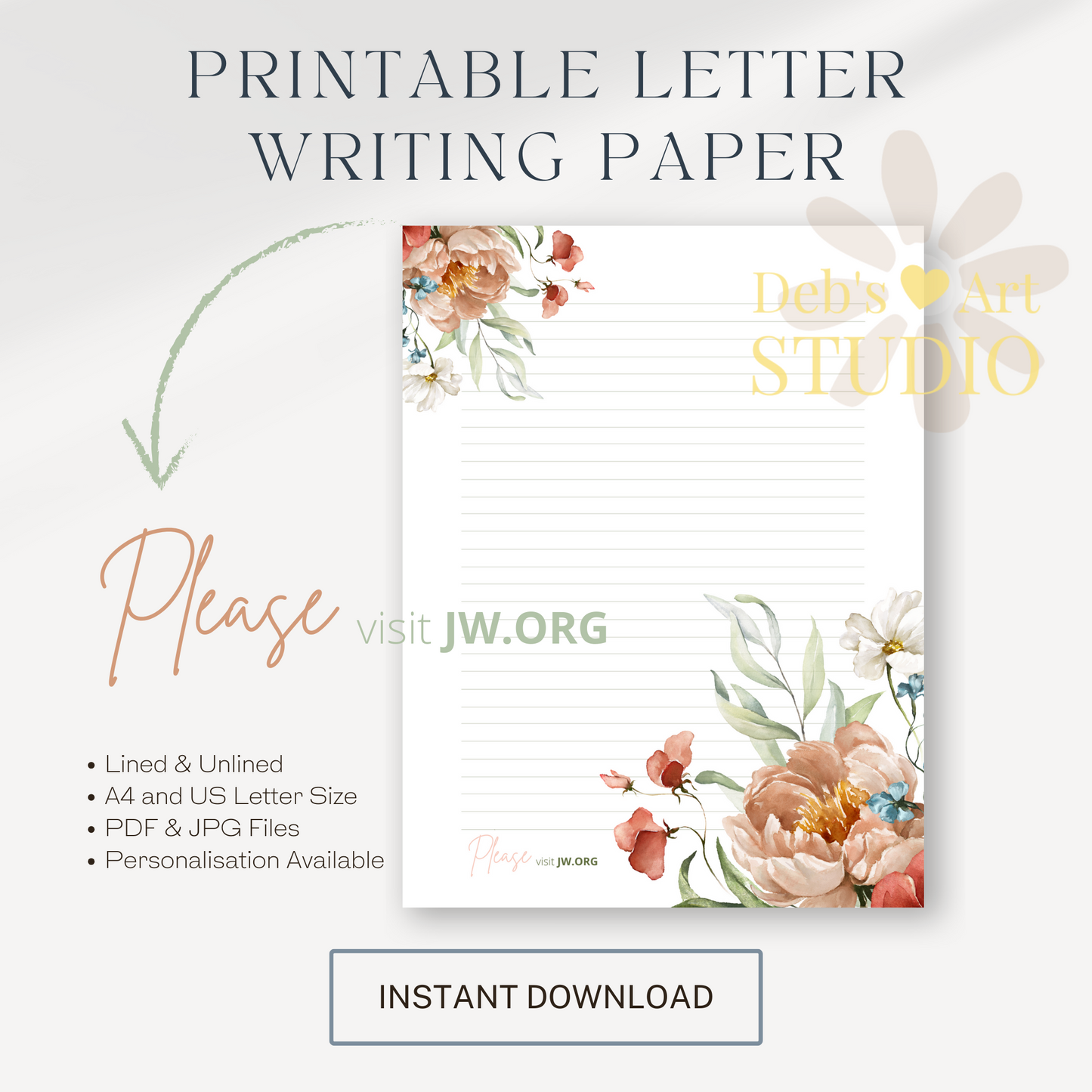 Visit jw.org, JW Letter Writing | Jehovah's Witnesses | Pink Botanical flower