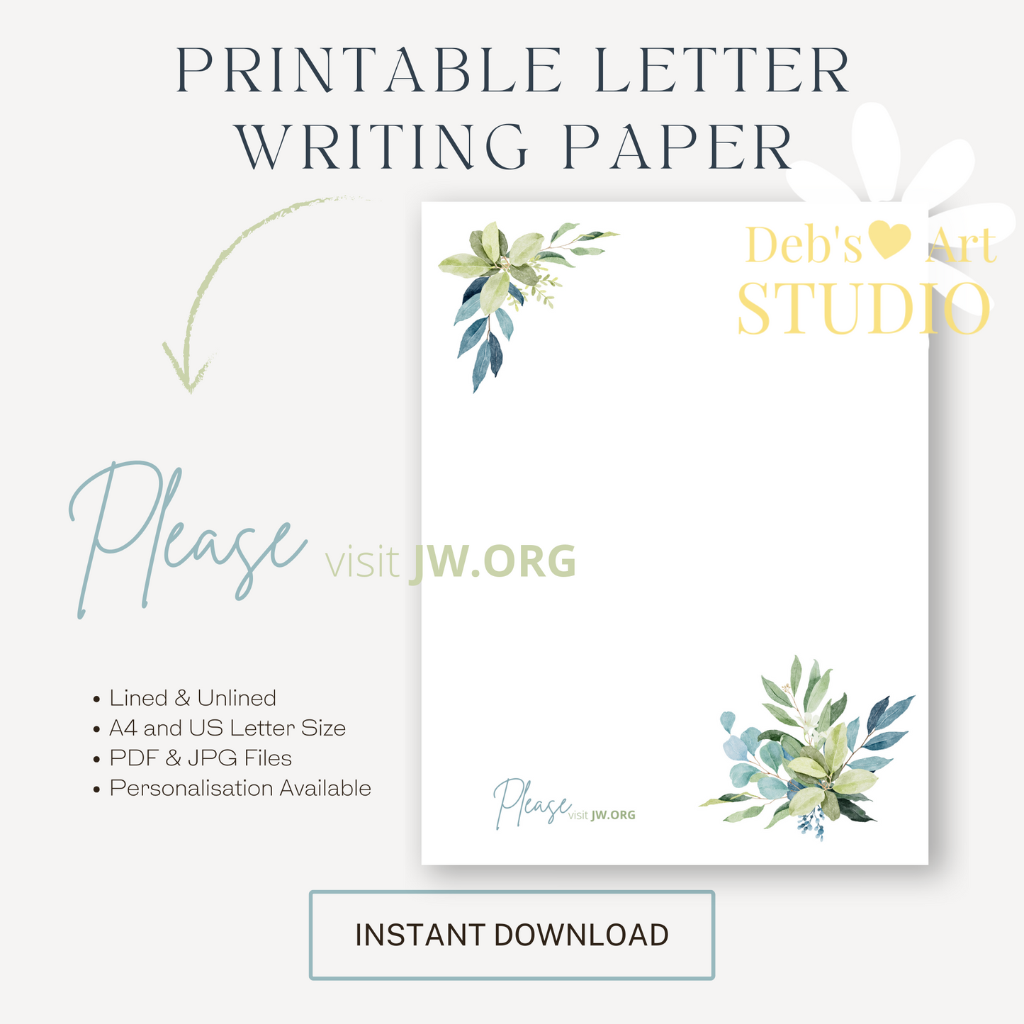 Visit jw.org, Letter Writing | Jehovah's Witnesses | Eucalyptus Leaves