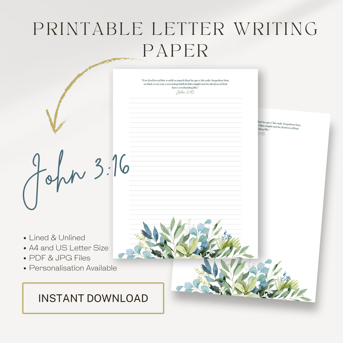 Memorial Invitation 2024 | Luke 22 19 | John 3 16 | JW Letter Writing