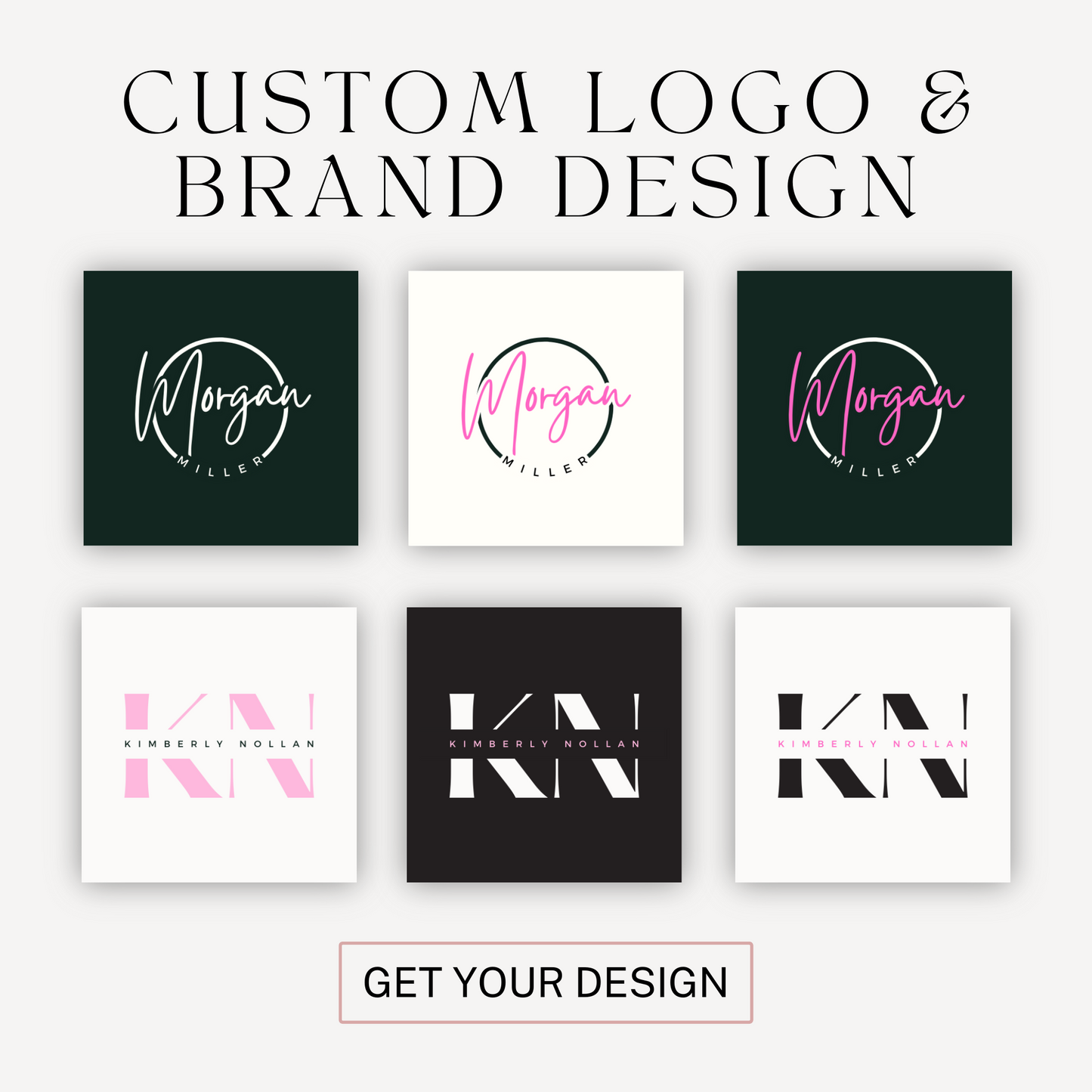 Custom Logo Design | Business Logo | 3 Concepts