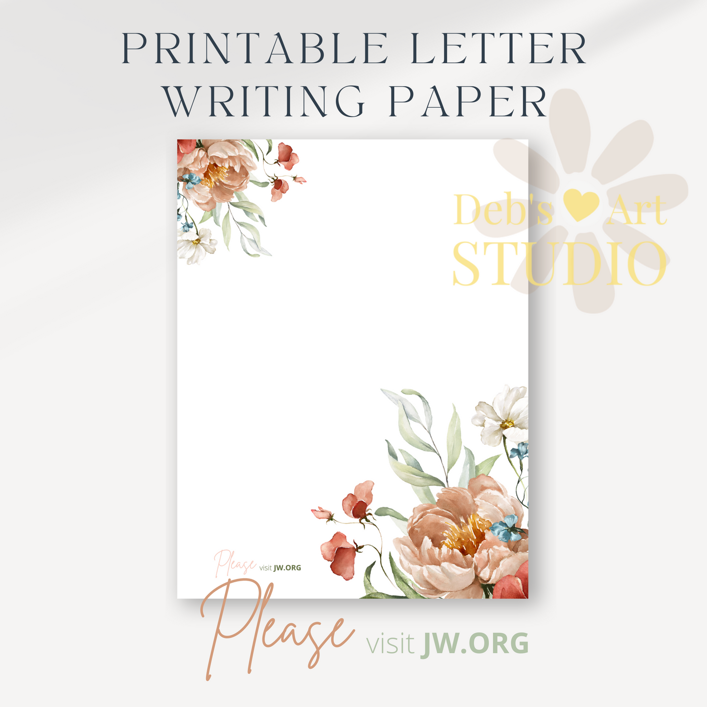 Visit jw.org, JW Letter Writing | Jehovah's Witnesses | Pink Botanical flower