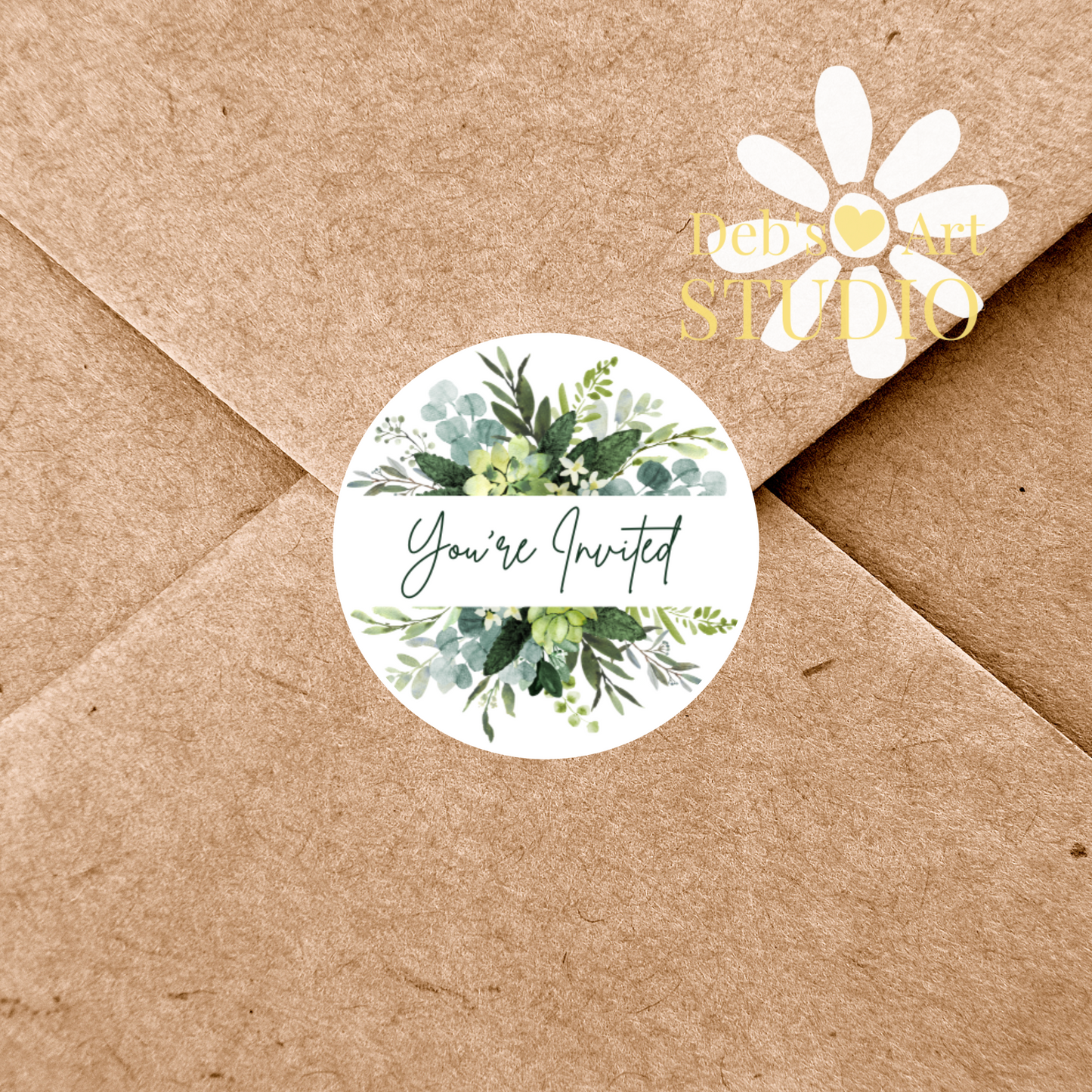 Visit jw.org, JW Envelope Stickers, Memorial Invite, Green Leaves