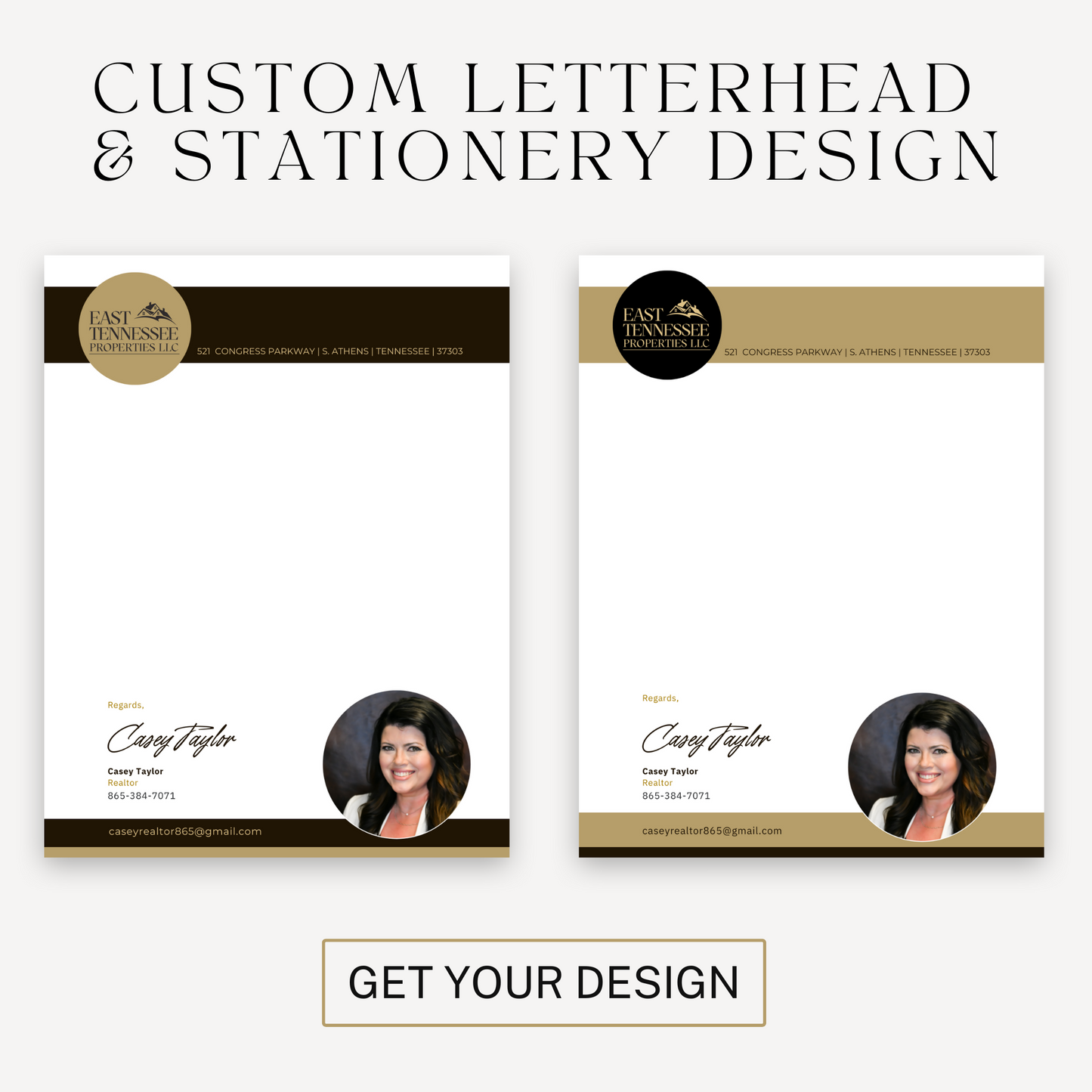 Custom Letterhead Design | Business Letterhead | Custom Stationery