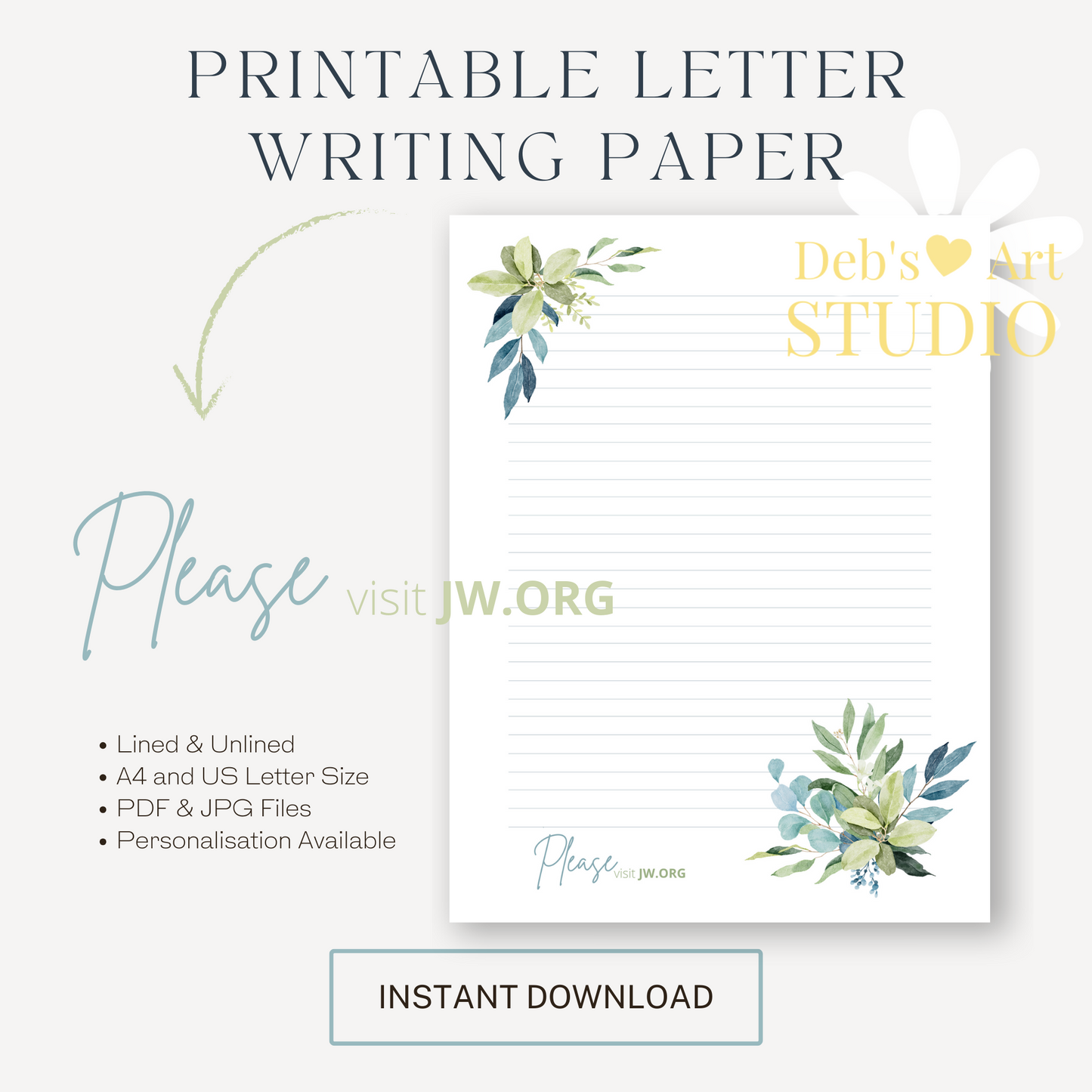 Visit jw.org, Letter Writing | Jehovah's Witnesses | Eucalyptus Leaves