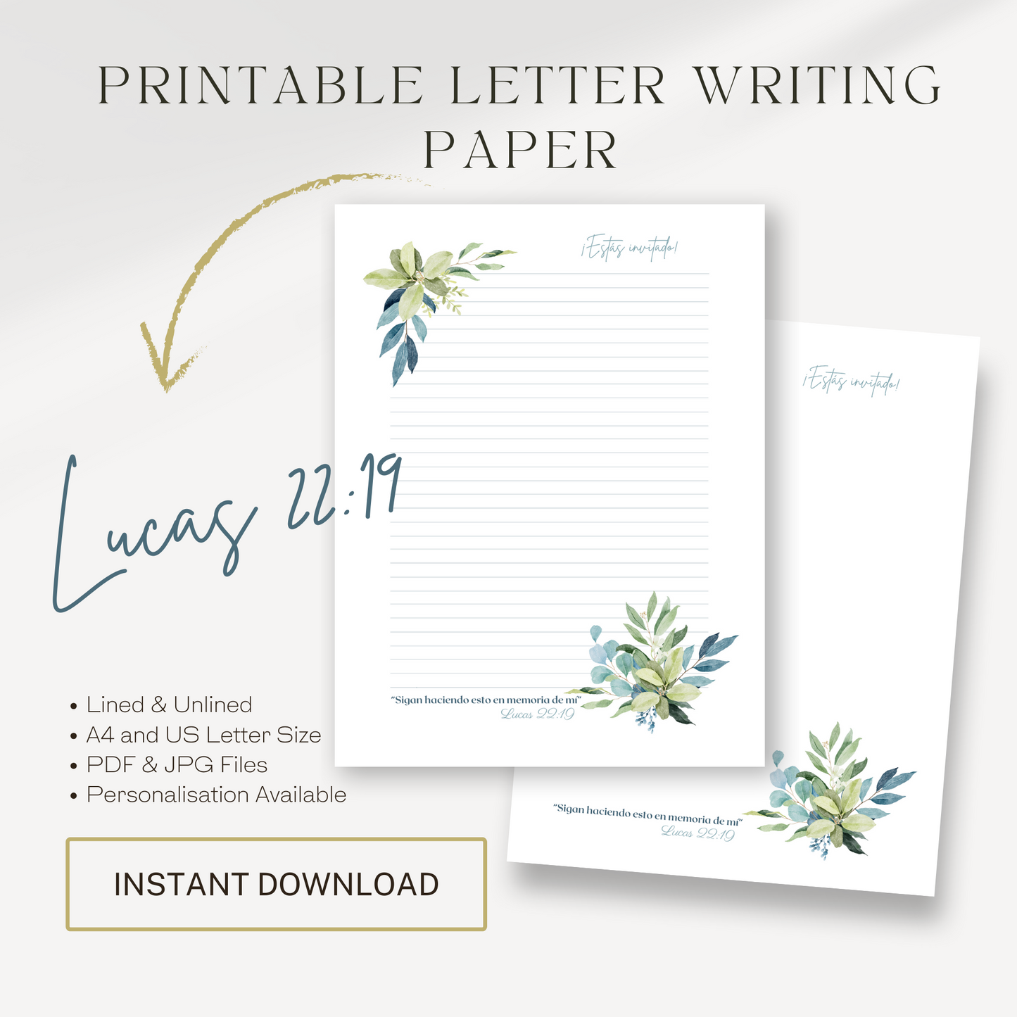 Memorial | Luke 22:19 | Spanish, JW Letter Writing | Eucalyptus Leaves