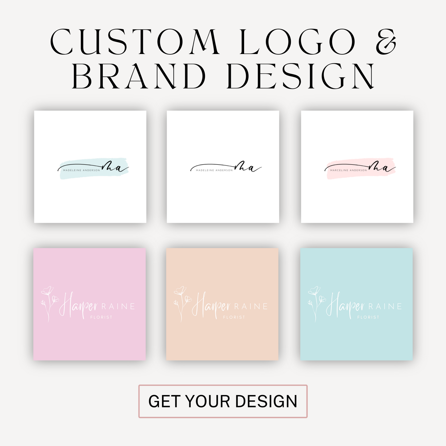 Custom Logo Design | Business Logo | 3 Concepts