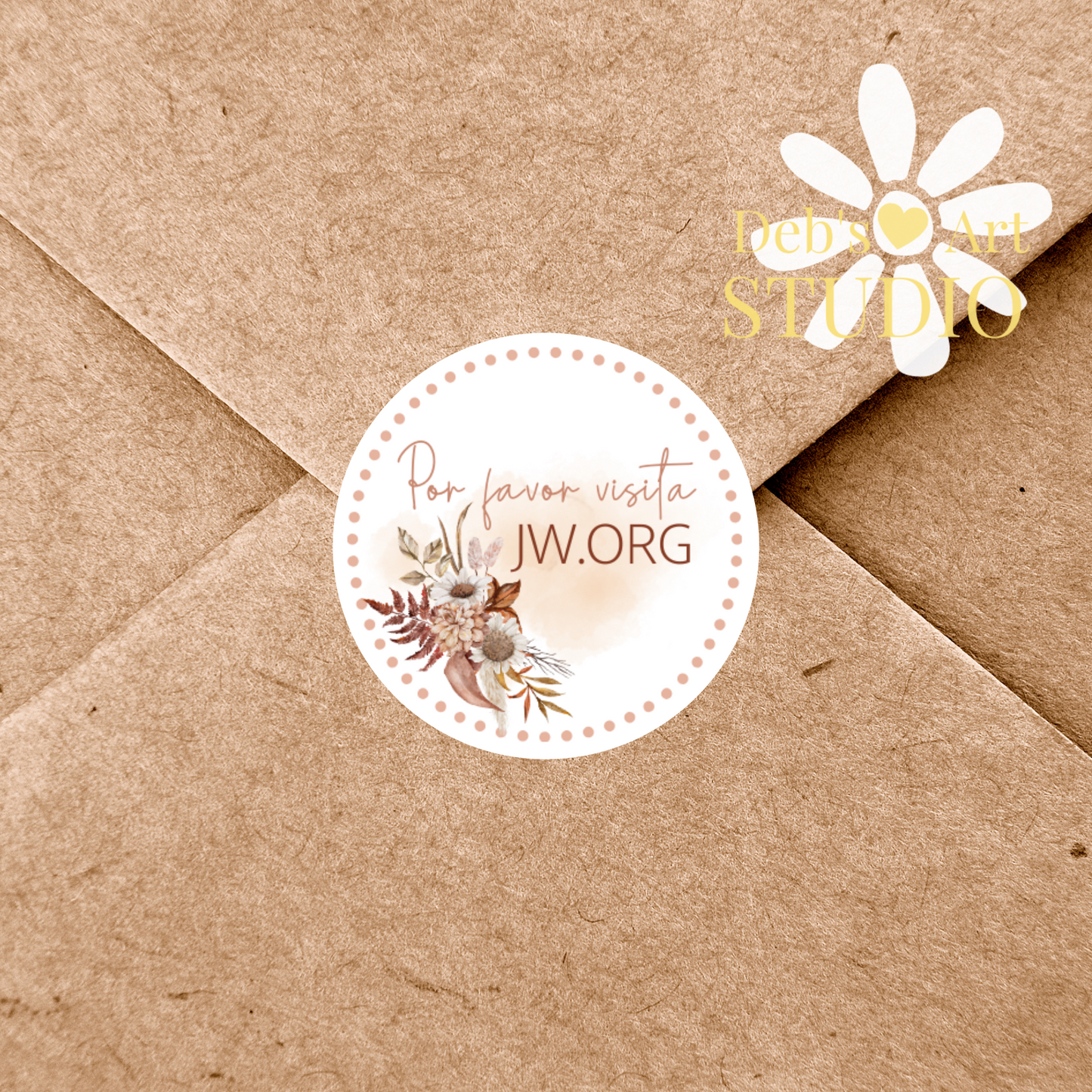 Visit jw.org, JW Envelope Stickers, Spanish Memorial Invite, Autumn Boho