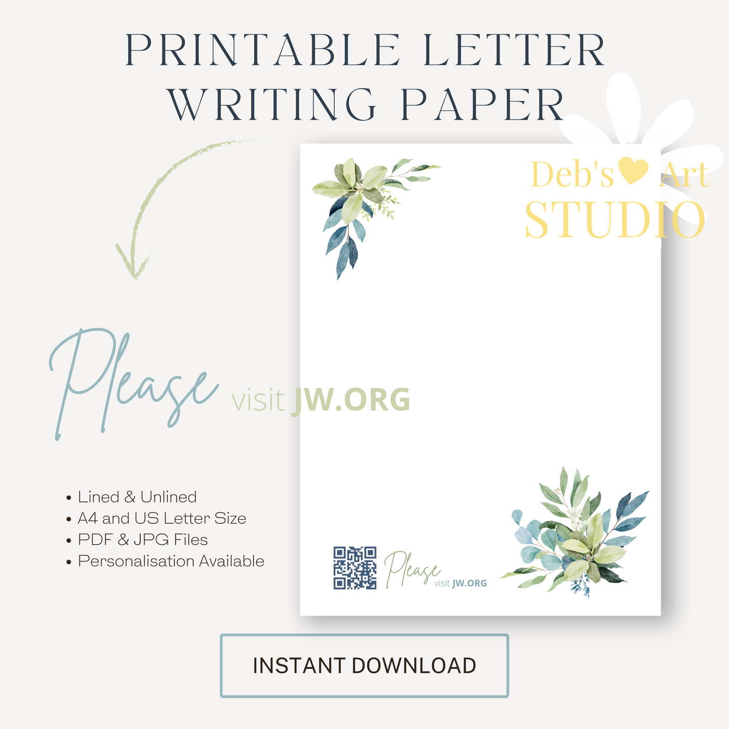 Visit jw.org, Letter Writing | Jehovah's Witnesses | Eucalyptus Leaves