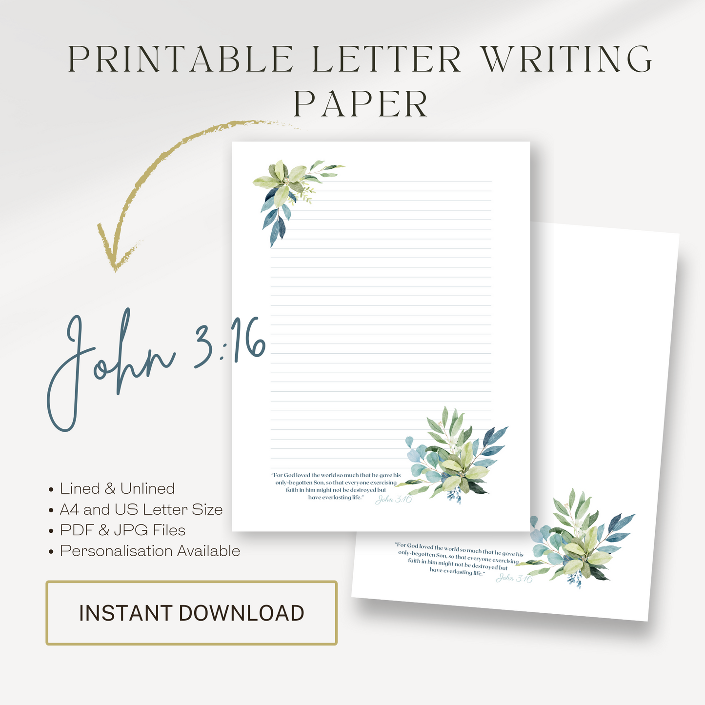 Memorial Invitation 2024 | Luke 22 19 | John 3 16 | JW Letter Writing