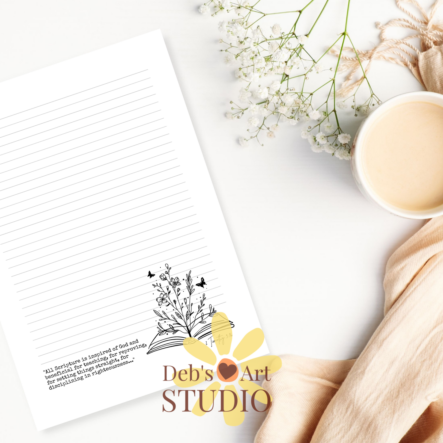 Freebie Printable November - 2 Timothy 3:16 JW Letter Writing Printable