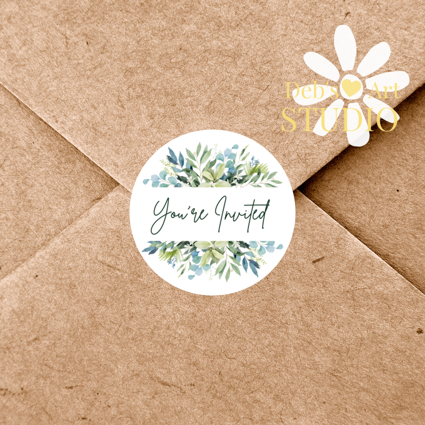 Memorial | Envelope Stickers | JW Letter Writing | Eucalyptus Leaves