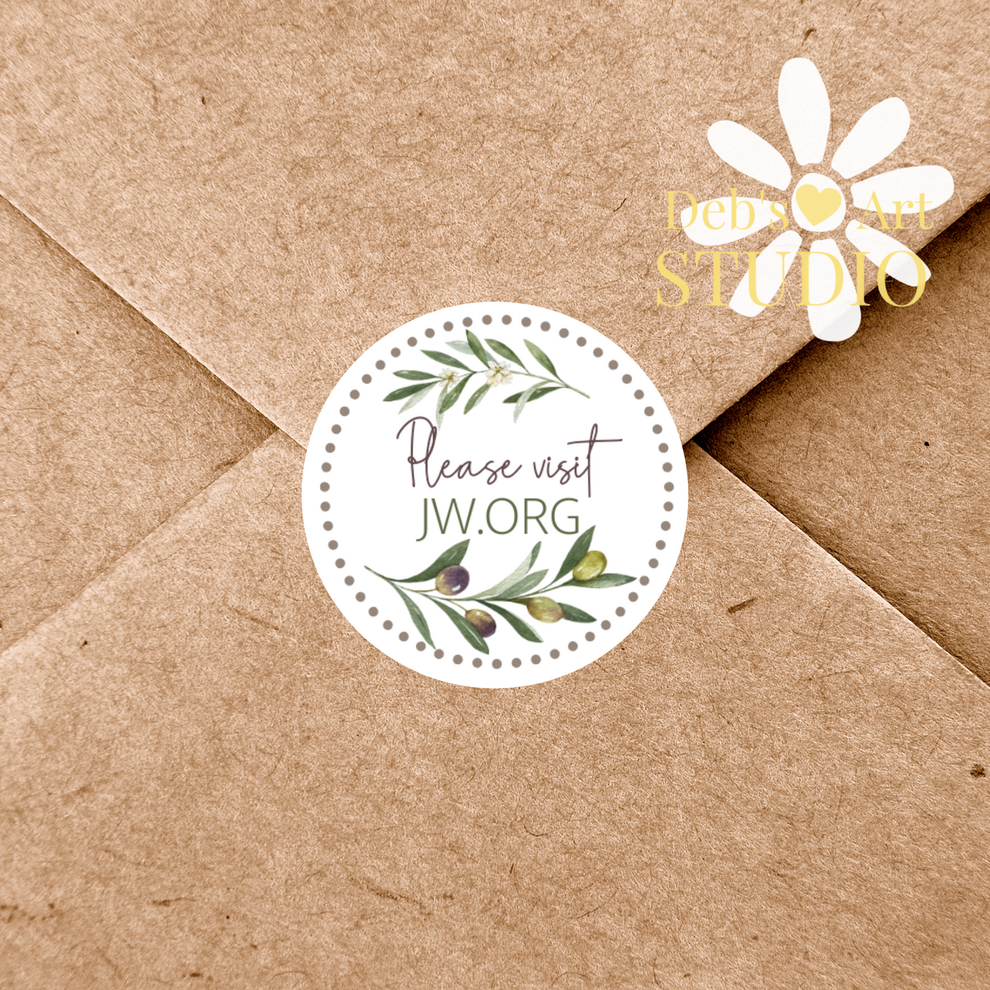 Memorial Invitation | Envelope Stickers | Memorial Campaign | Olives