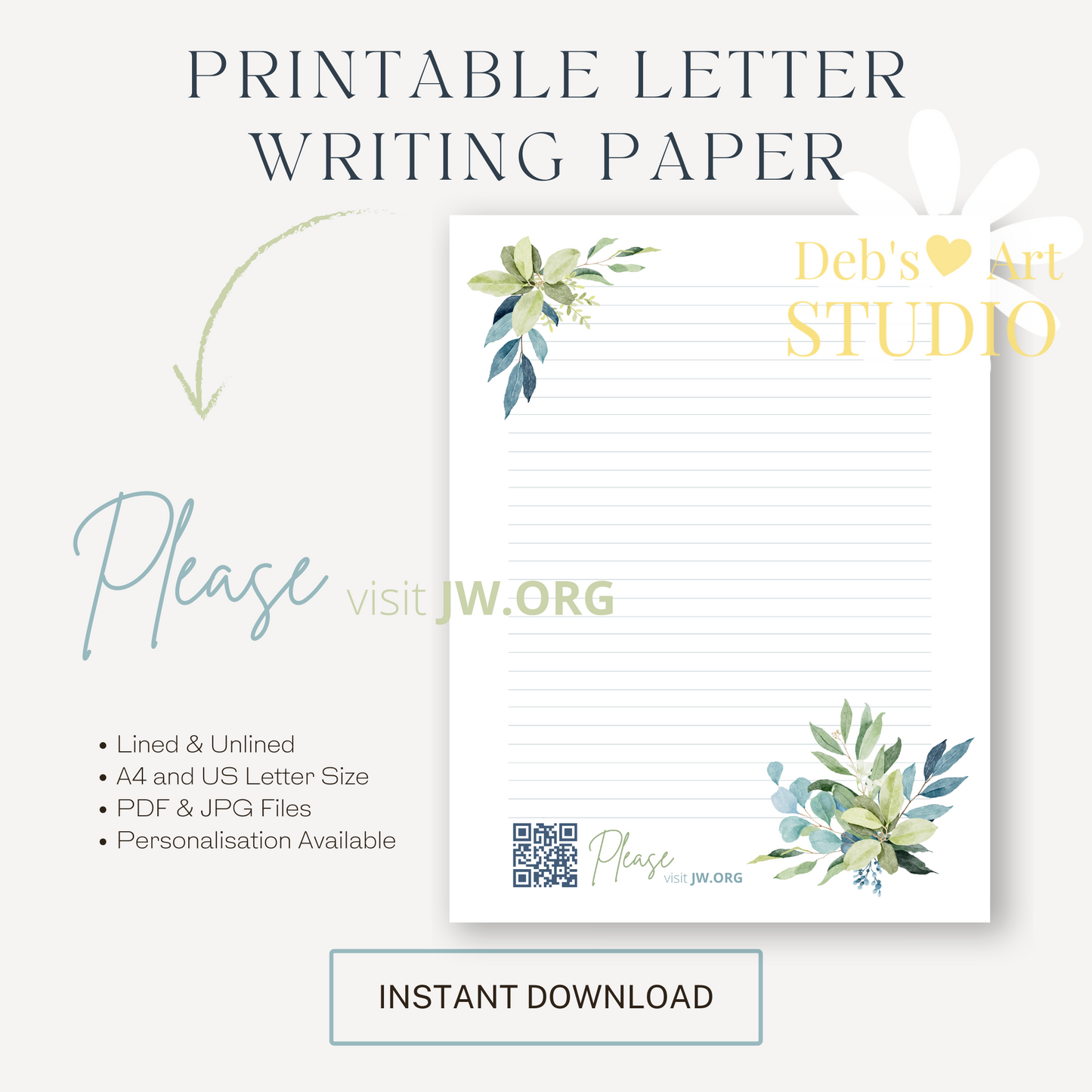 Visit jw.org, Letter Writing | Jehovah's Witnesses | Eucalyptus Leaves