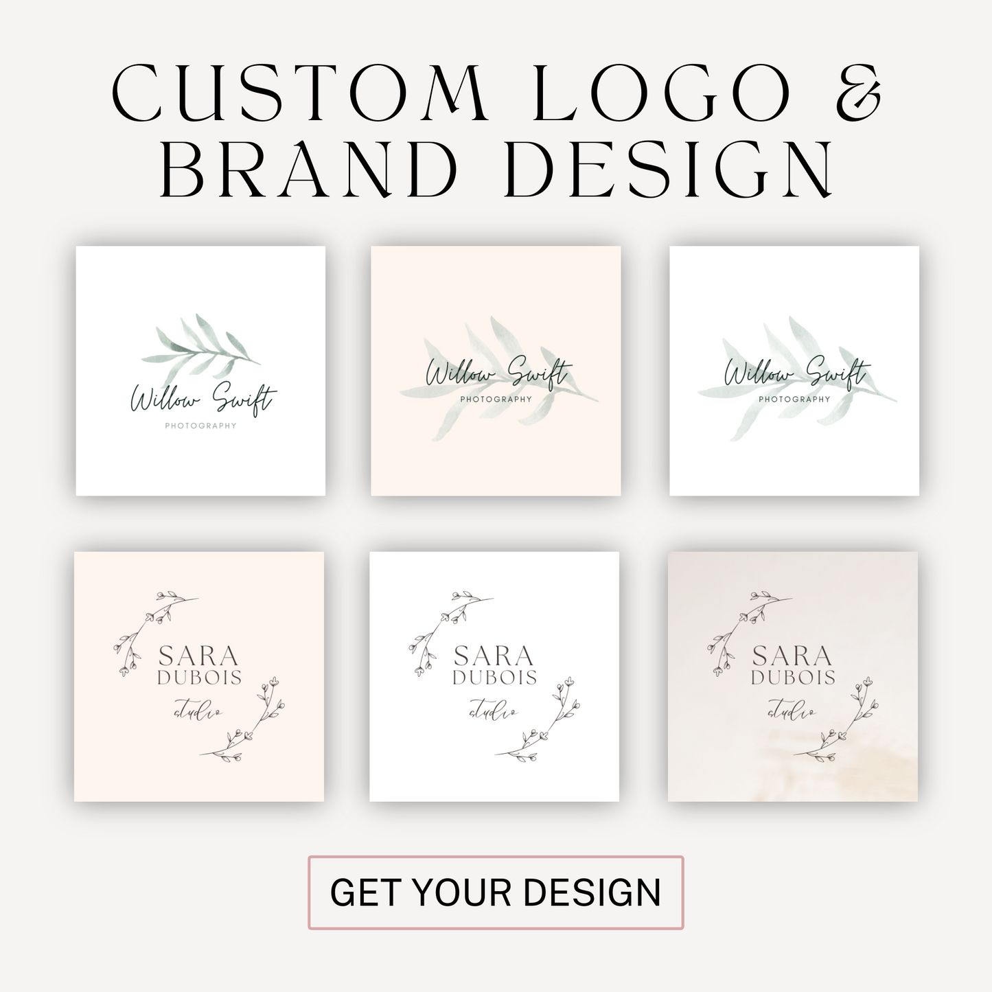 Custom Logo Design | Business Logo | 3 Concepts