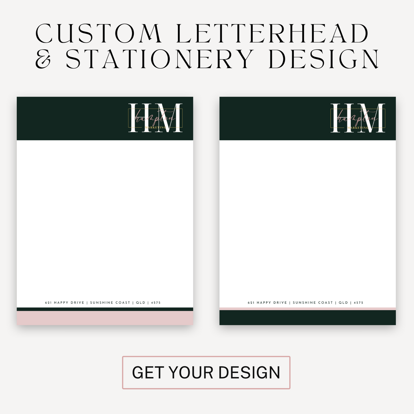 Custom Letterhead Design | Business Letterhead | Custom Stationery