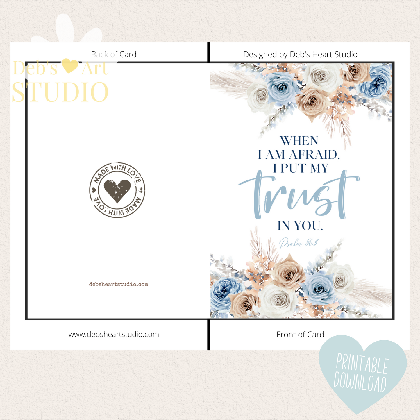 Custom JW Greeting Card | JW Baptism Gift | JW Gift | Custom Stationery