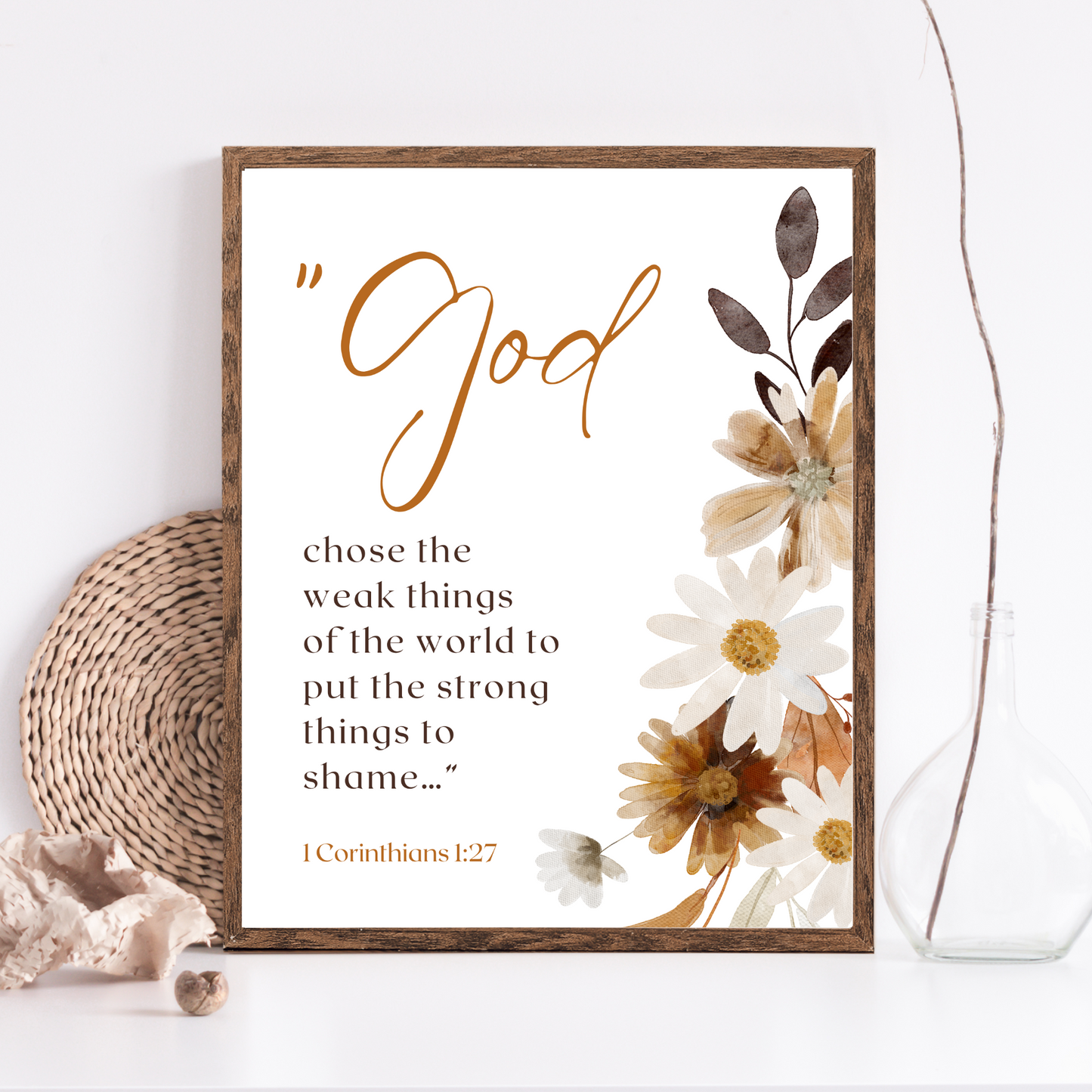 Custom Bible Verse | Scripture Wall Art | JW Baptism Gift | JW Gift