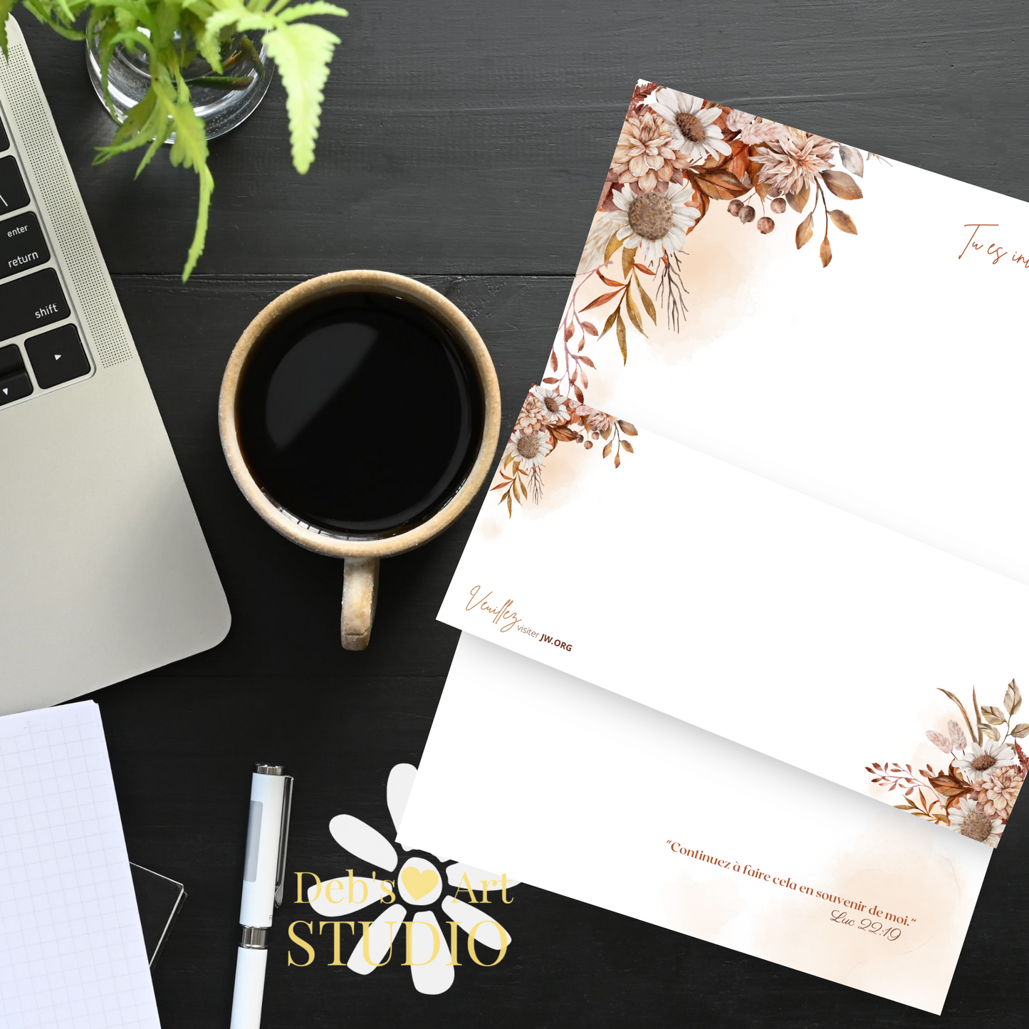 Visit jw.org, French, JW Envelopes | Memorial | Letter Writing | Autumn Boho