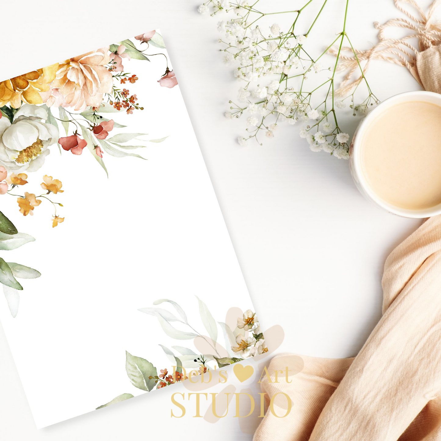 Letter Writing Paper | JW Printable | Letterheads | Bright Botanicals