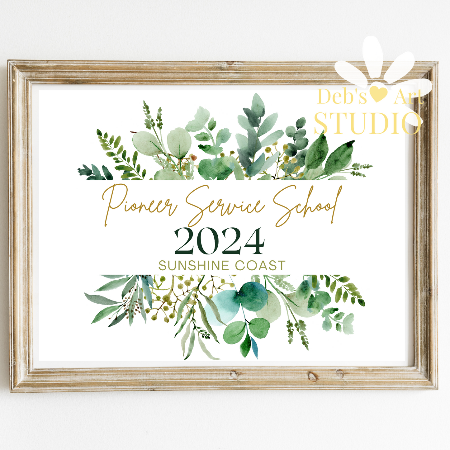 Pioneer School Welcome Sign - Editable Template | Jehovah's Witnesses