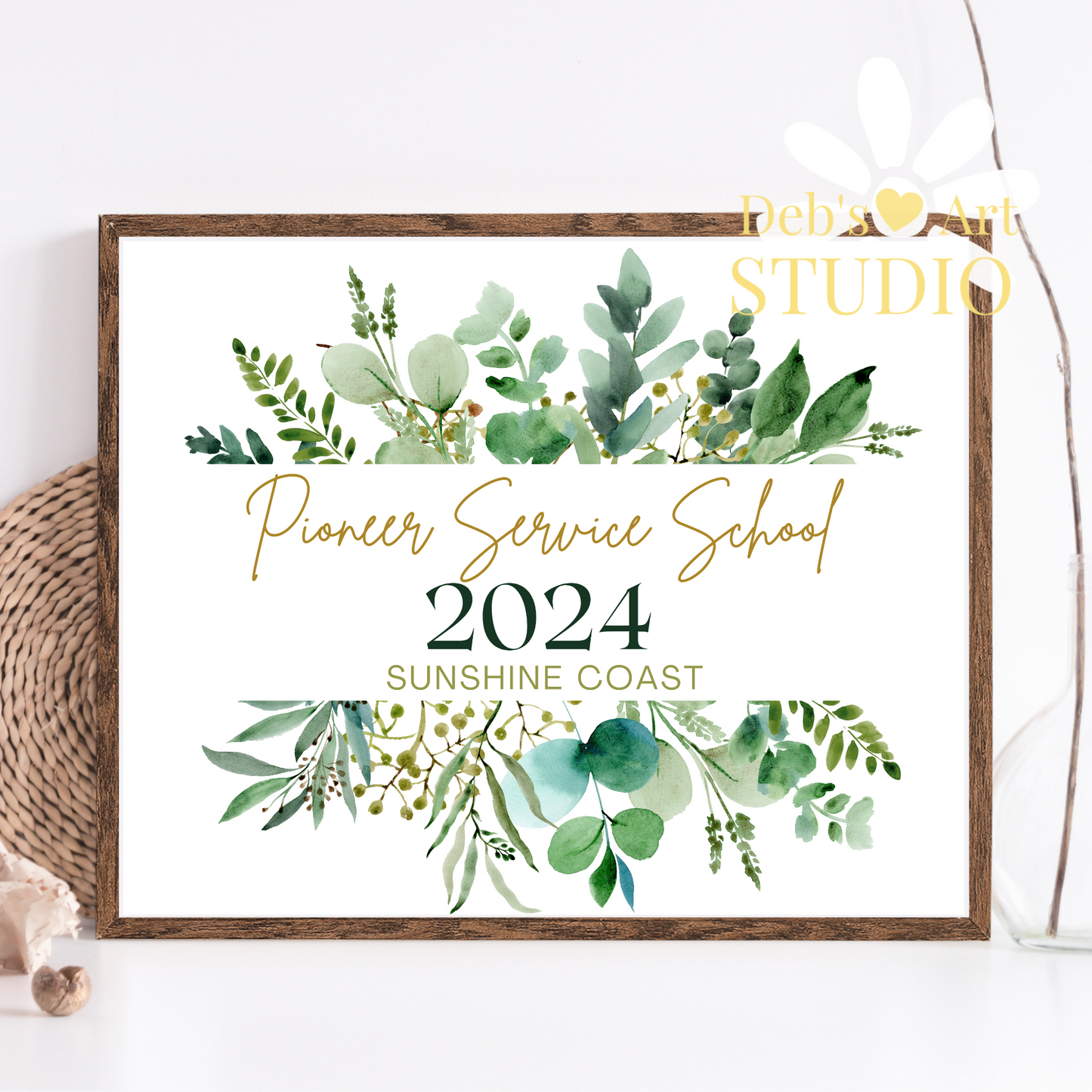 Pioneer School Welcome Sign - Editable Template | Jehovah's Witnesses