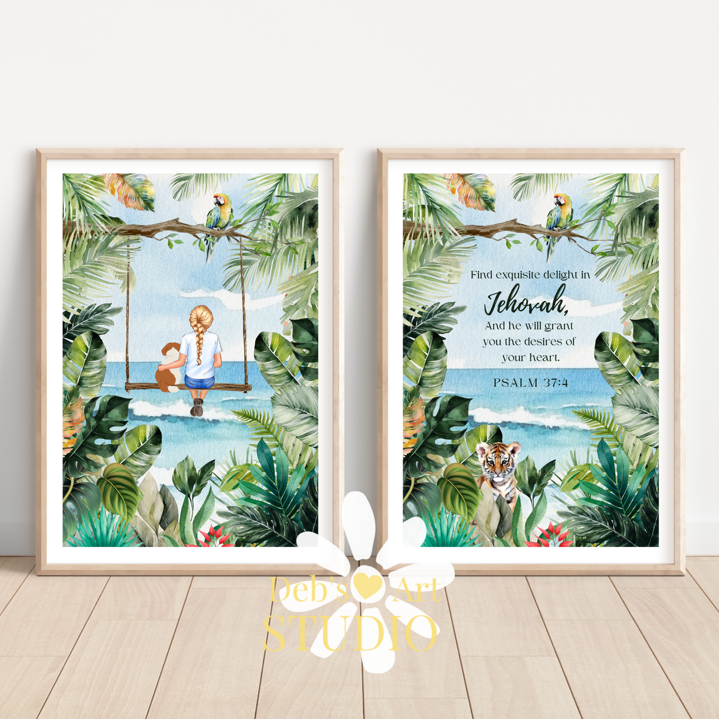 Custom Bible Verse | Personalised Print | JW Gift | Paradise Wall Art