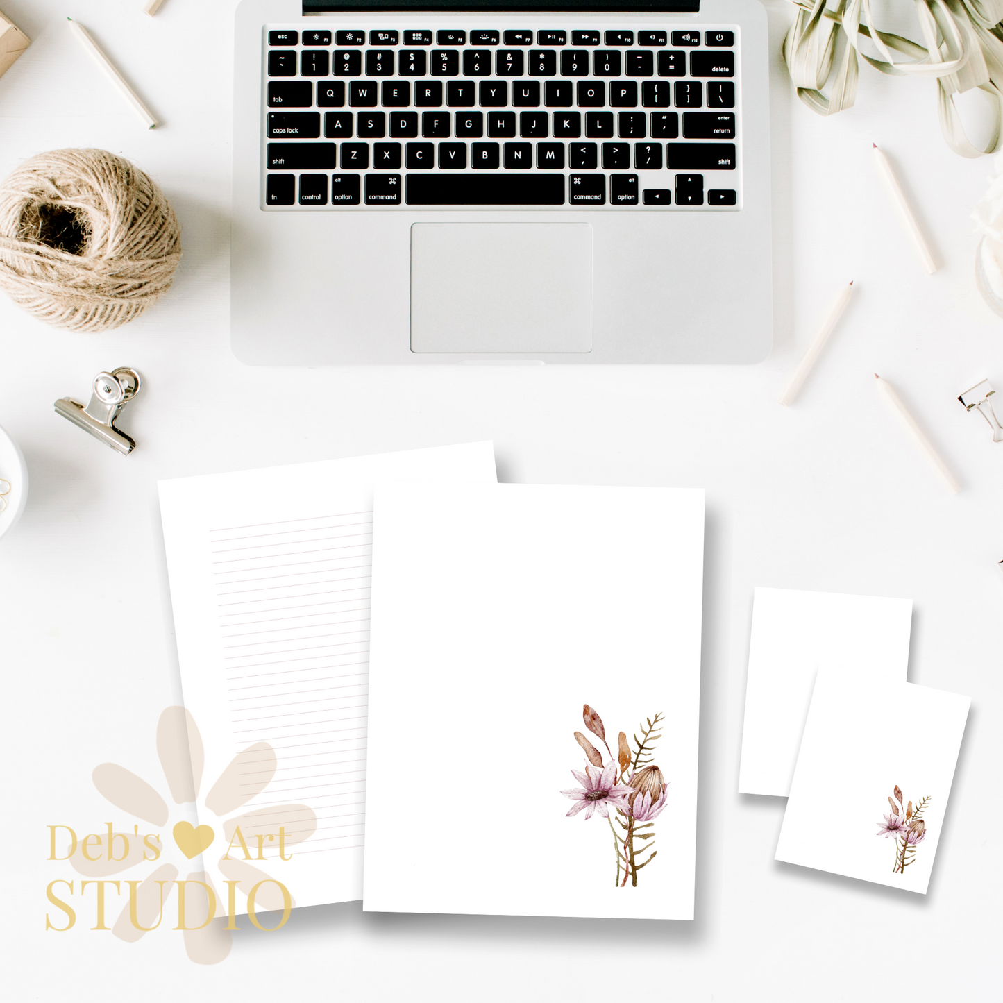 Letter Writing Paper | JW Printable | Letterheads | Botanicals