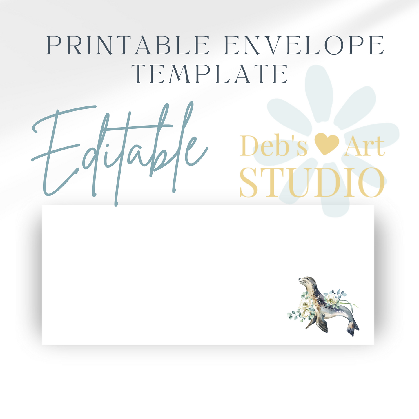 Printable Envelope | JW Printable | Letterheads | Ocean Fauna