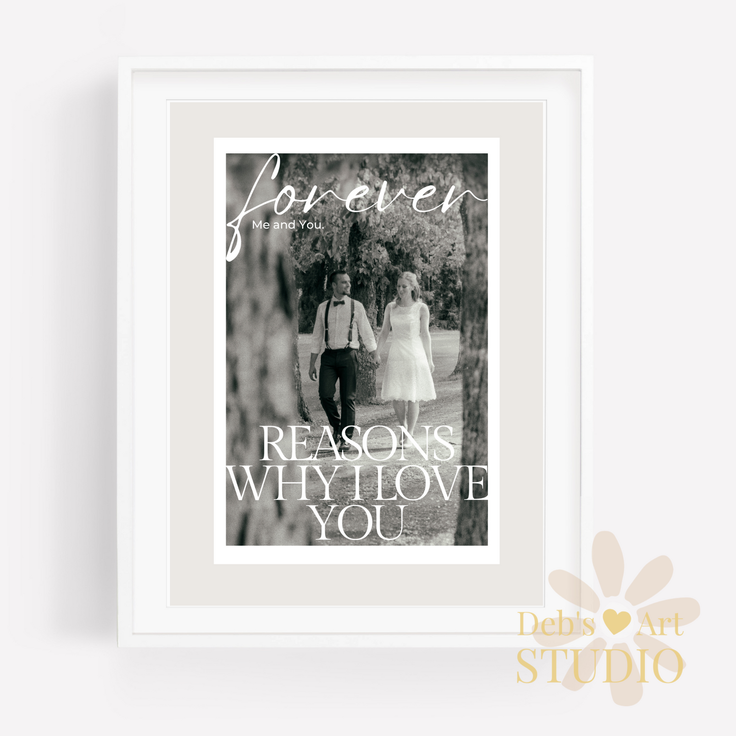 Wedding Anniversary, Personalized Card | 5x7" | Custom Greeting Card