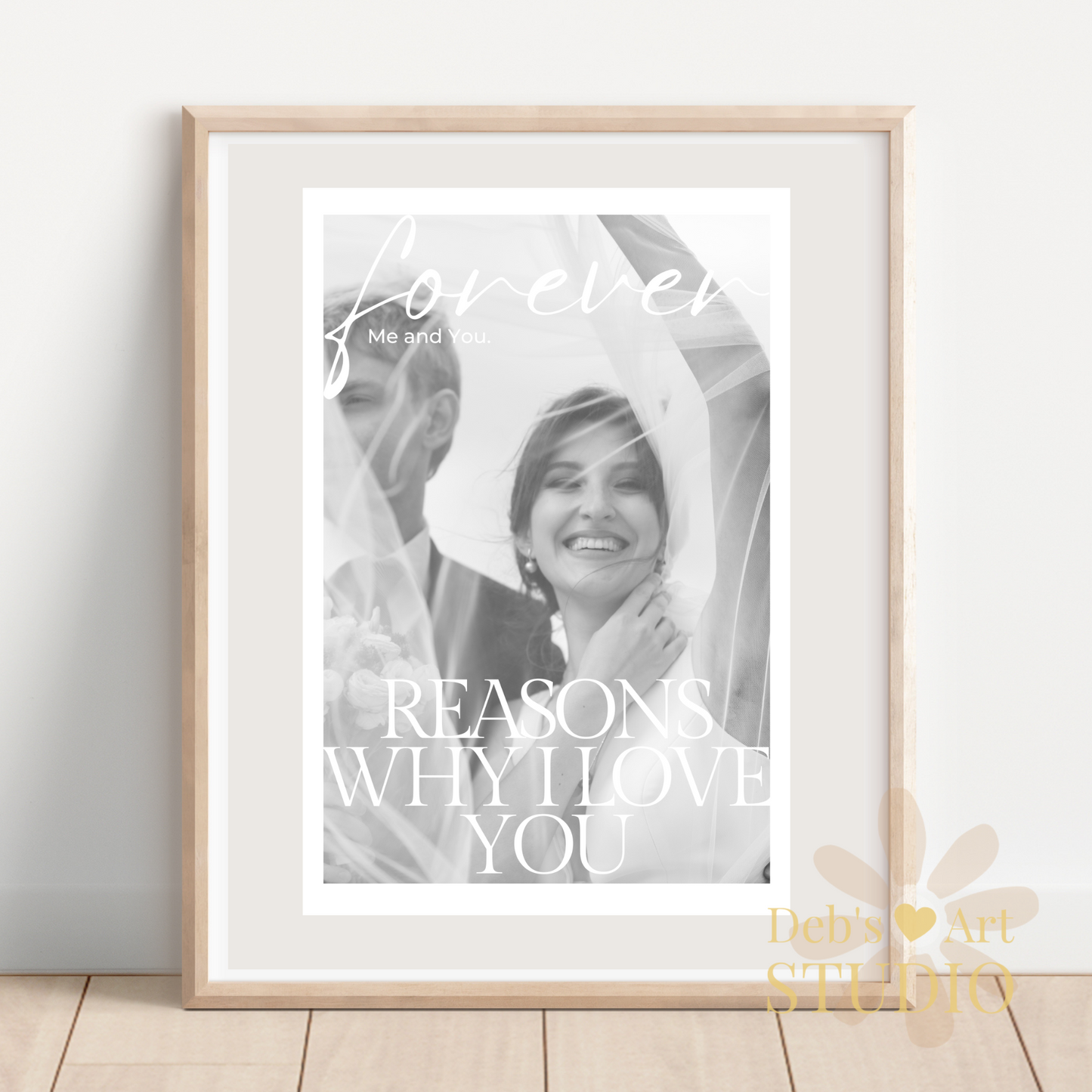 Wedding Anniversary, Personalized Card | 5x7" | Custom Greeting Card