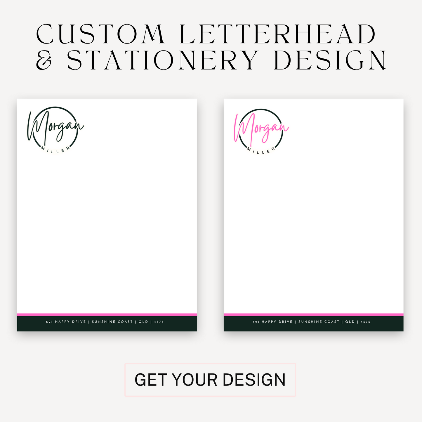 Custom Letterhead Design | Business Letterhead | Custom Stationery