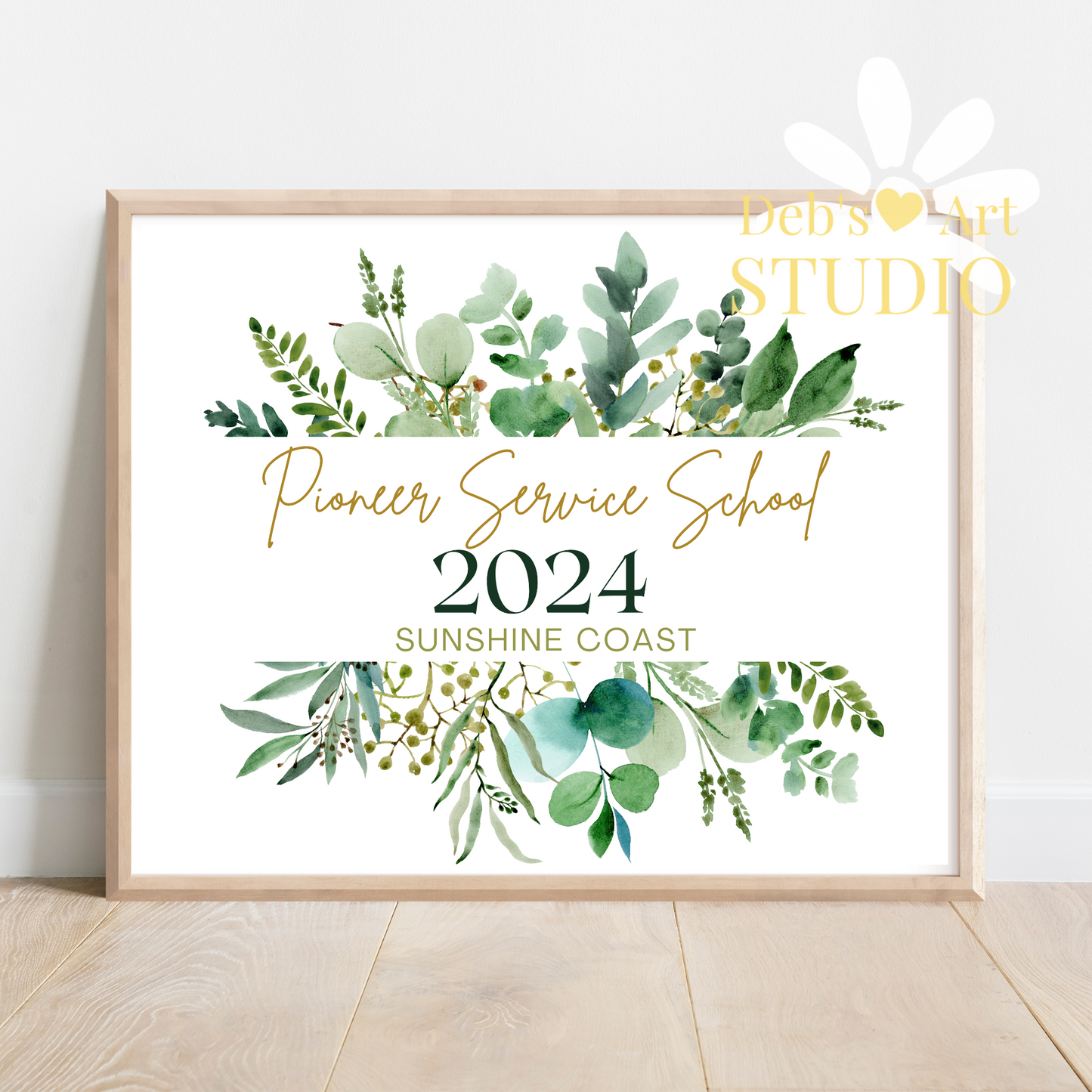 Pioneer School Welcome Sign - Editable Template | Jehovah's Witnesses