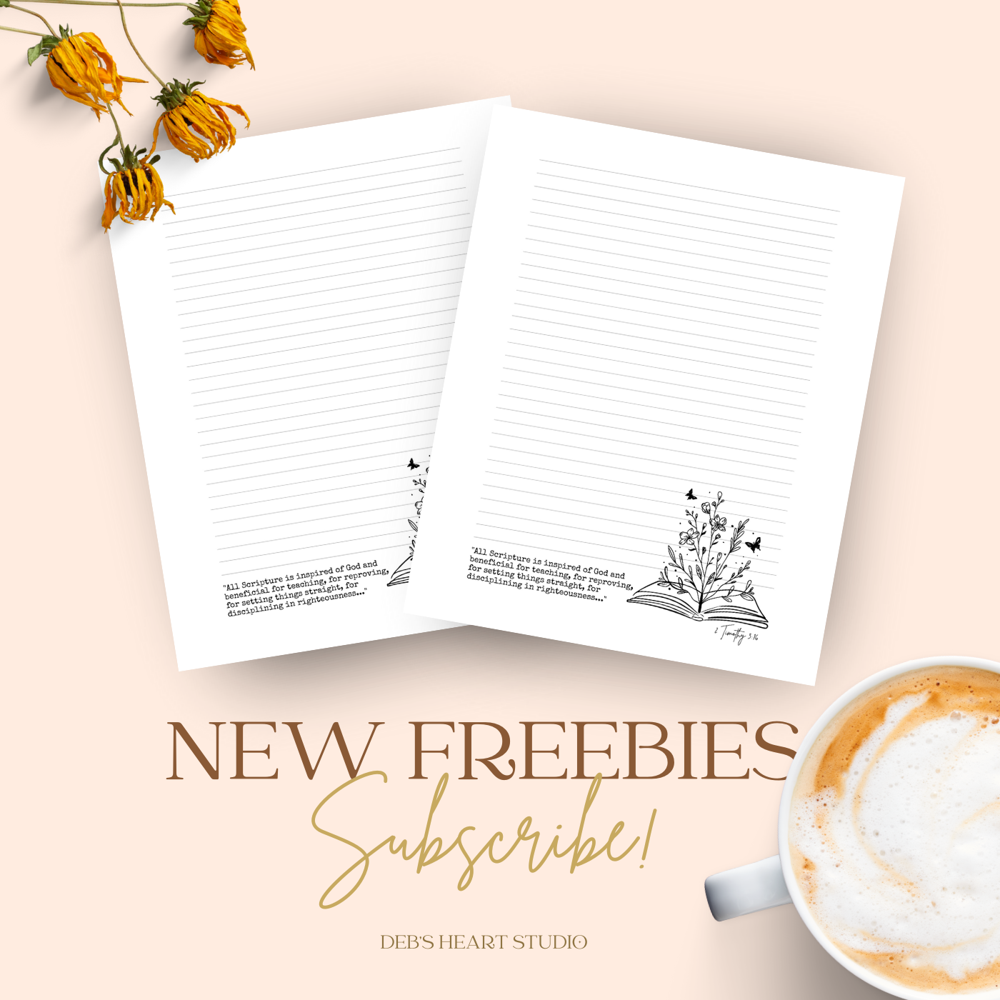 Freebie Printable November - 2 Timothy 3:16 JW Letter Writing Printable