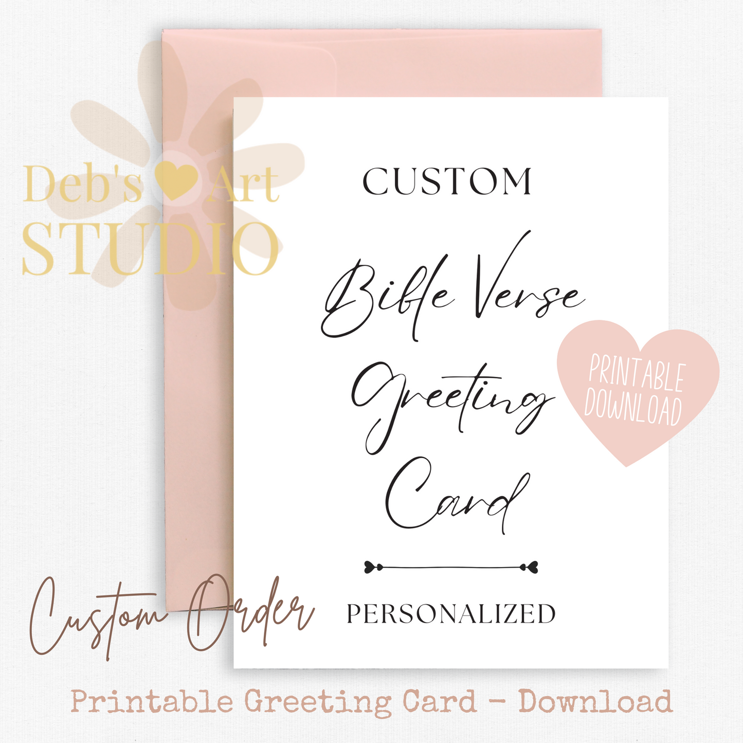 Custom JW Greeting Card | JW Baptism Gift | JW Gift | Custom Stationery