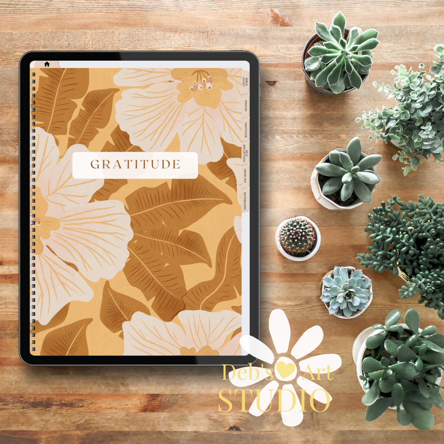 JW Bible Study & Prayer Journal | JW Digital Planner | Boho Blooms