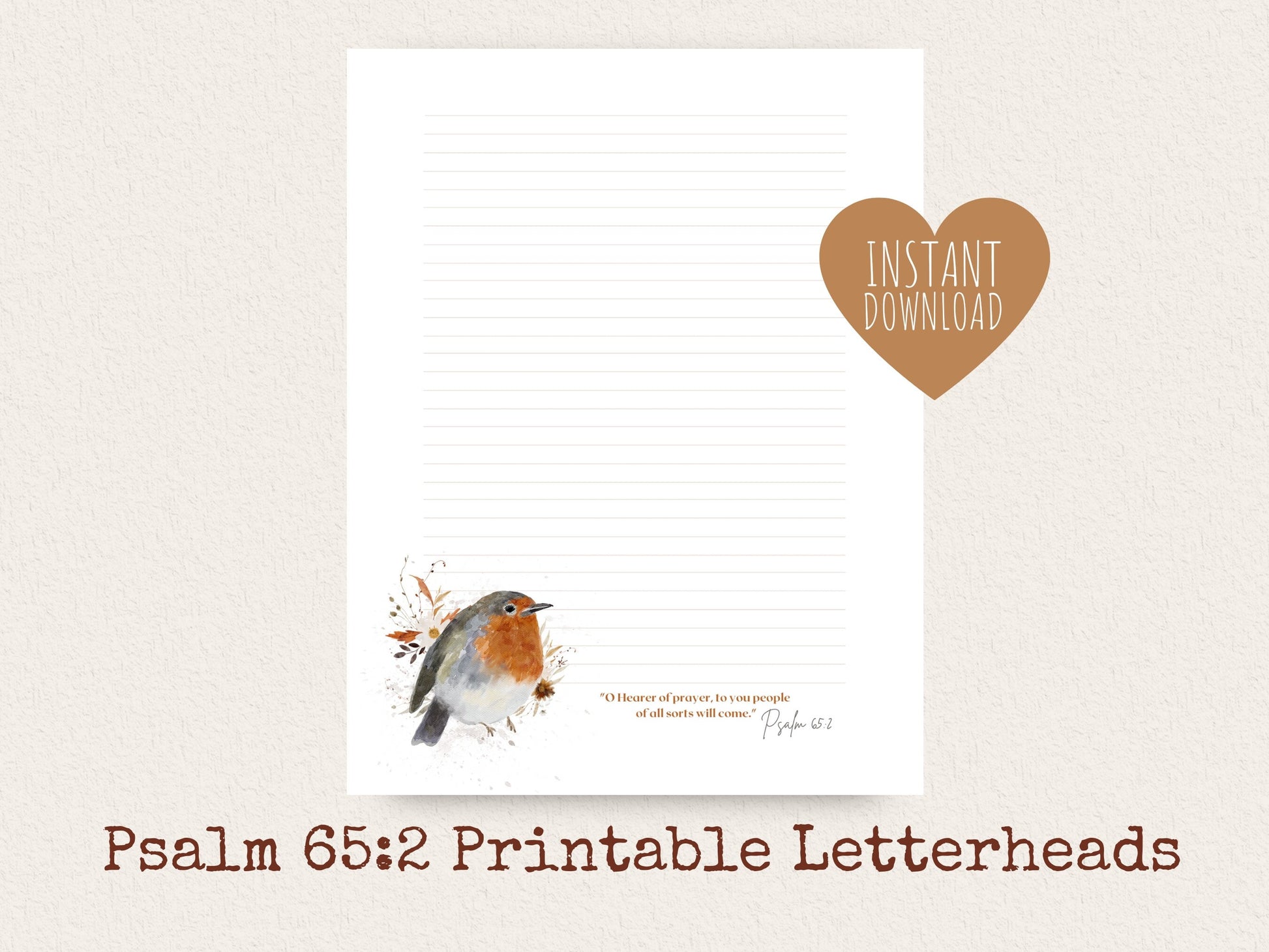 Psalm 65:2, JW Letter Writing Paper | JW Letter Writing | Jehovah's Witnesses | JW Printable | Letterheads | Fall Fox | Fall Flowers, Fauna