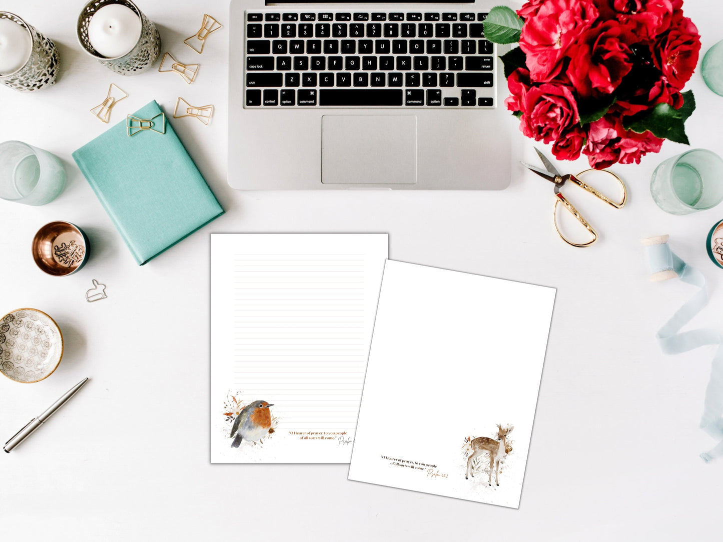 Psalm 65:2, JW Letter Writing Paper | JW Letter Writing | Jehovah's Witnesses | JW Printable | Letterheads | Fall Fox | Fall Flowers, Fauna