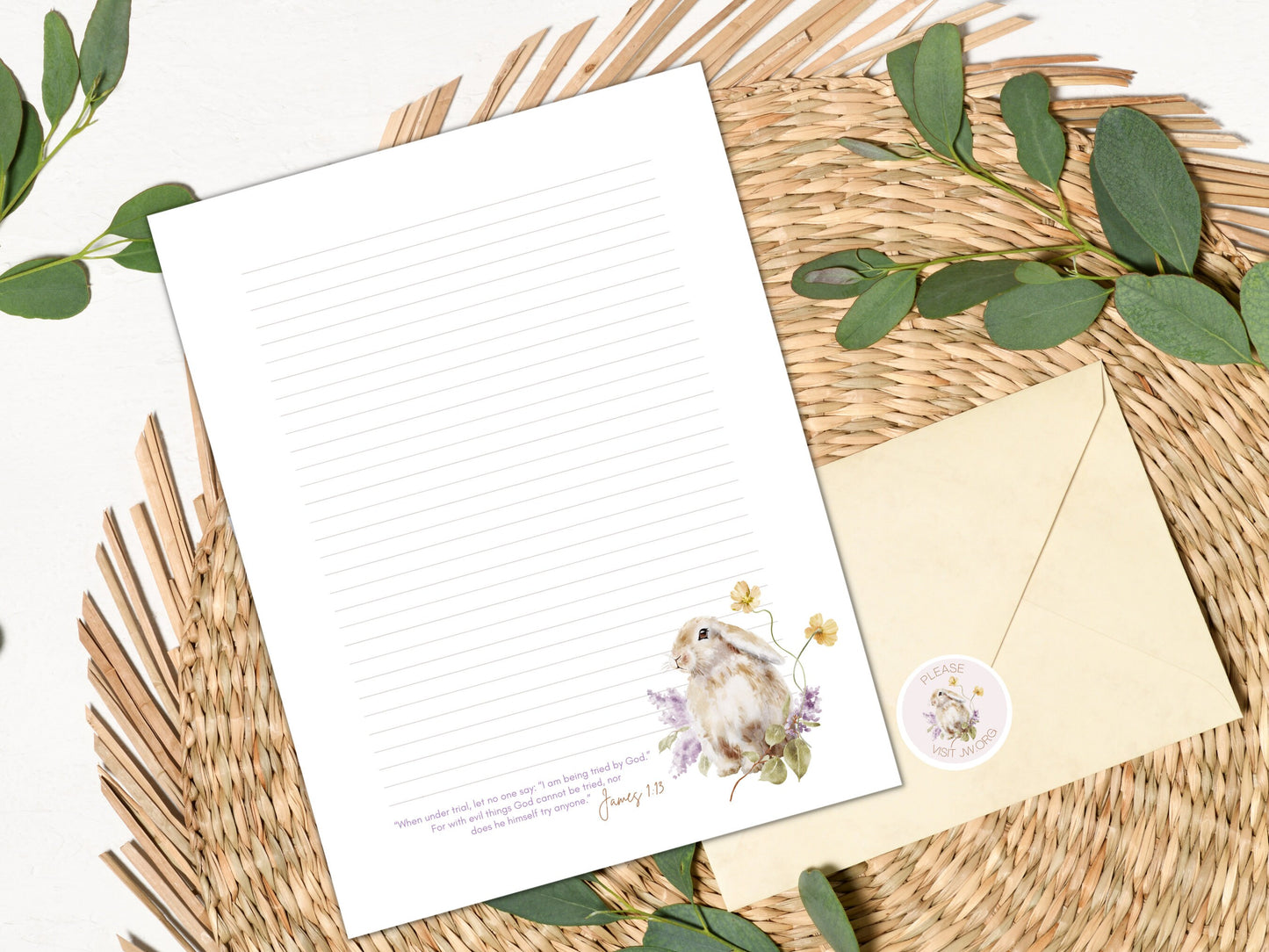 Please Visit jw.org | Envelope Stickers | Spring Furry Friends | JW Letter Writing | Jehovah's Witnesses | JW Stickers | JW Printable