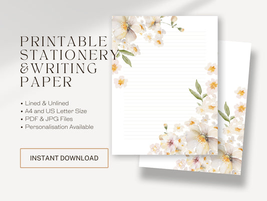 Printable Letterhead | Letter Writing | JW Gift Ideas | JW Letter Writing