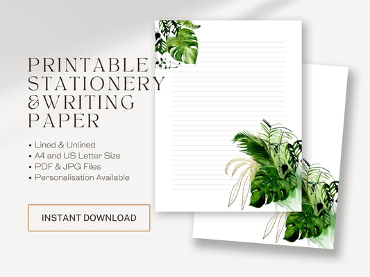 Printable Letterhead | Letter Writing | JW Gift Ideas | JW Letter Writing