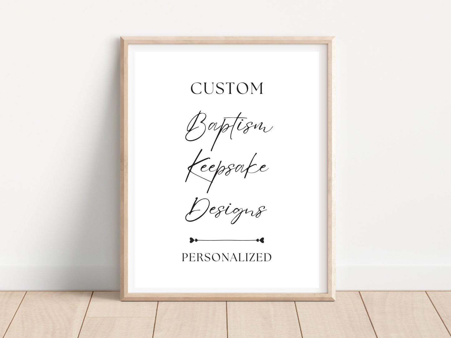 Custom Baptism Gift | JW Baptism Gift | Baptism Keepsake | Custom Wall Art